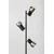 Rabalux Podna lampa Hatice, 3xE14, 150cm, Crna