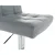 KONDELA Barski stol Kandy New - siv/krom
