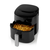 Nedis KAAF160BK - Friteza na vrući vazduh 4,2 l 1300W/230V/240 min
