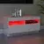 TV ormarić s LED svjetlima visoki sjaj bijeli 80 x 35 x 40 cm