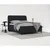 Črna boxspring postelja s prostorom za shranjevanje 140x200 cm Melba – Maison de Reve