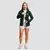 GymBeam Women‘s Zipper Hoodie Pine