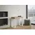 Ityhome Ityhome 90 x 77 konzolna miza rjava, (20848065)