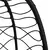 Viseća jaja stolica Boja kafe 91,5 x 54,5 x 107 cm poliratan