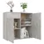 Komoda siva boja betona 80 x 36 x 75 cm od konstruiranog drva