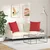 Jastučići za sofu 2 pcs Crvena 60 x 60 cm tkanina