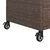 Barska kolica s ladicom smeđa 100 x 45 x 97 cm od poliratana