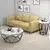 Hanah home Klub sto Sofya 46x57x46cm Belo-Crni