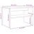 Vidaxl TV omarica Bela 60 x 35 x 40 cm Konstruiran les