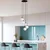 Opviq Luster Orbital-15-14016, 40x40x115cm, IP20, Crno-beli