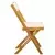 Vanjske bistro stolice 4 pcs Krem bijela 40 x 53 x 80 cm