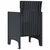 Vrtna stolica 4 pcs Antracit 53 x 49 x 85 cm Polipropilen