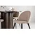 Venture Design Jedilna miza in stol set Olivia, miza 110x75 cm, stoli Mocca 57x77x50 cm, bež