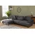 Atelier del Sofa Ugaona garnitura Antracit