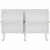 HANAH HOME Komoda Ansel White Gold