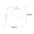 Opviq Daisy 146 A Zidna lampa, Bronza