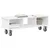 TV stalak Bijelo 100 x 35 x 35 cm Konstruirano drvo