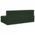 Sofa na razvlačenje Tamnozelena 152 x 86,5 x 60 cm Tkanina
