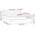 Vidaxl Box spring postelja z vzmetnico temno siva 160x200 cm blago
