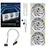 Lian Li UNI FAN SL Wireless LCD 120 Reverse Blade Računalniško ohišje Ventilator 12 cm Bela 3 kos(-i)