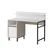 Hanah home Radni sto 120x99,8x54cm Beli