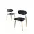 HANAH HOME Set stolica (6 komada) Vina Anthracite Gold