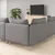 SÖDERHAMN Ugaona sofa, trosed, Tonerud siva