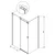 Tuš kabina DORSA UNI 120x80/K 513970