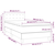 Krevet box spring s madracem LED tamnosivi 80 x 200 cm tkanina