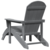 Vrtna stolica 2 pcs Svijetlo siva 83 x 74 x 92 cm Polietilen