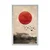 Plakat japandi čarobnost rdeče lune - 30x45 no frame