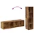 Set TV komoda 4 pcs Smeđa 37 x 37 x 142,5 cm Konstruirano drvo