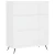 Visoka komoda bijela 69,5 x 32,5 x 180 cm od konstruiranog drva