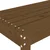 Vrtna klupa boja meda 110 x 38 x 45 cm od masivne borovine