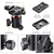 K&F Concept Camera Tripod Ball Head with 1/4 Inch Quick Release Plate and Spirit Level