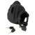 Black Velvets Silikonski kavez za penis i testise, 10cm, Crni