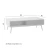 Bessagi Home Couchtisch Holz lena, Ca. 120x60 Cm, Eiche, Massiv