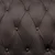 Landscape CHESTERFIELD ZOFA, temno rjava tekstil