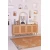 Hanah Home Komoda Jüt 180x81x41cm Hrast