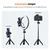 K&F Cell Phone Tripod MS02 34cm phone tripod with remote Black Orange