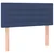 Vidaxl Box spring postelja z vzmetnico moder 120x200 cm blago