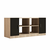 Hanah Home Komoda 139x61,8x46,3cm Hrast-Crna