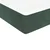 Vidaxl Box spring postelja z vzmetnico temno zelen 140x190 cm žamet