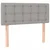 vidaXL Box spring postelja z vzmetnico svetlo siva 90x200 cm blago