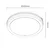 LED PLAFONJERA MONA-200-20W 3000/4000/6500K IP65 DRVO