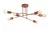 Opviq Luster Fleur-1502, 66x66 cm, 6xE27, 40W, Bakarne boje