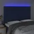 Vidaxl vidaXL Vzglavje postelje z LED modro 144x5x118/128 cm blago