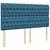 Vidaxl Box spring postelja z vzmetnico modra 200x200 cm žamet
