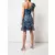 Marchesa Notte - floral print mini dress - women - Blue