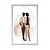 Plakat abstraktne oblike elegantni par - 60x90 no frame